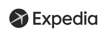 Logo of Expedia, a travel and technology company that offers hotel reservation services in several countries.