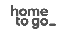 Home to Go company logo, which offers the accommodation service.